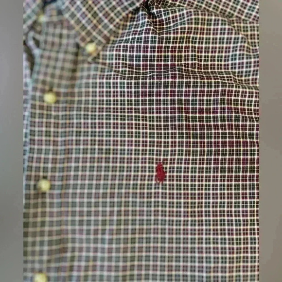 Ralph Lauren men’s plaid button down size XL - Picture 3 of 4